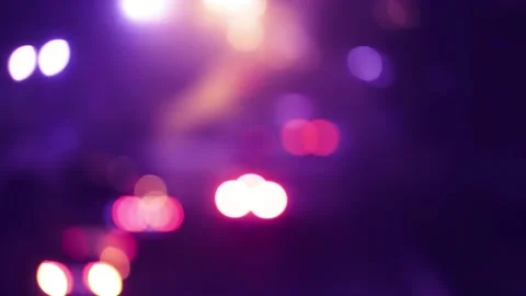 Abstract Bokeh car light background. Night street lights 스톡 동영상 112235050