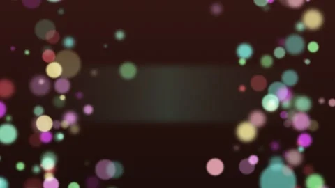 Abstract Bokeh Circles on Dark Background Stock Footage 327941928