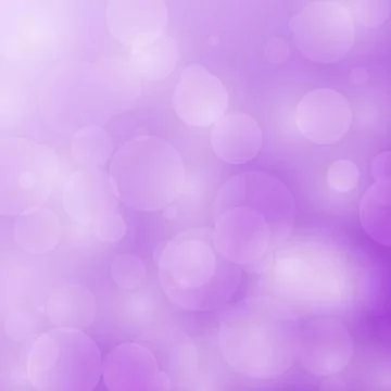 Abstract bokeh circles design on violet background Stock Illustration