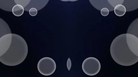 Abstract Bokeh Circles Floating In Dark Background. Stock Footage 328695232