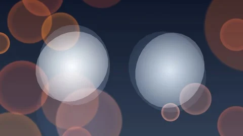 Abstract Bokeh Circles in Motion Blur. Stock Footage 331358423