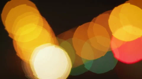 Abstract bokeh defocused lights, festive background Видео 101427057