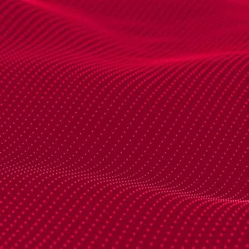 Abstract bokeh dots waves Stock Illustration