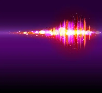 Abstract bokeh equalizer background Stock Illustration