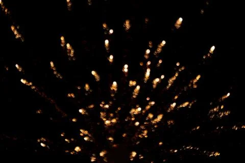 Abstract Bokeh Firework Background Stock Photos
