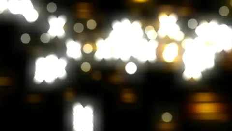 Abstract bokeh flood lights fast motion background Stock Footage 260770945