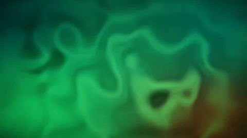 Abstract bokeh green liquid waves waving motion background Stock Footage 259859201