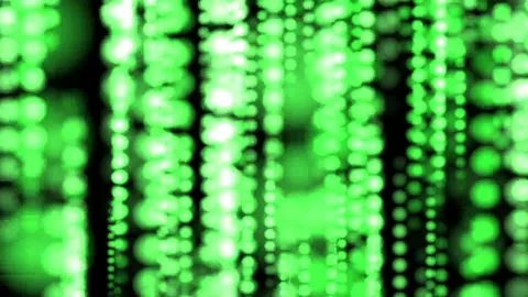 Abstract bokeh green spiral strings motion background Stock Footage 264841684