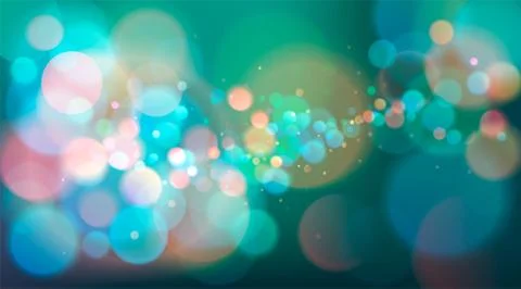Abstract Bokeh Light Background, Vector Illustration Stock Illustration