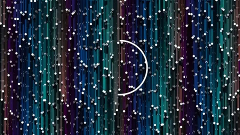 Abstract bokeh light curtain background falling particle stream effect Stock Footage 342092975
