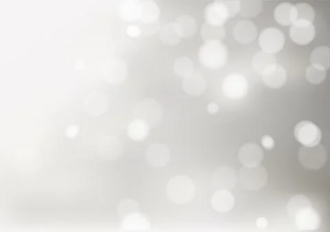 Abstract Bokeh light Grayscale background Stock Illustration