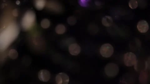 Abstract bokeh light leak in black 스톡 동영상 317458630