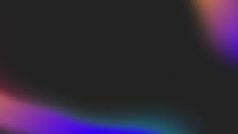 Abstract Bokeh Light Leaks Overlay, Vibrant Gradient Glow on Dark Background Stock Footage 333467025