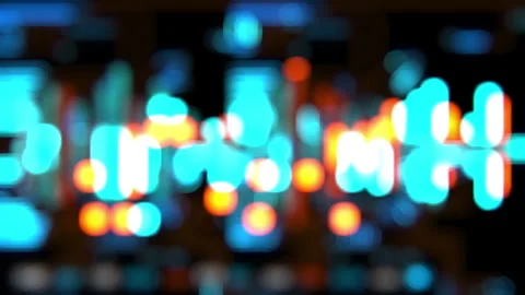 Abstract bokeh light particles defocused animation Stock Footage 340629237