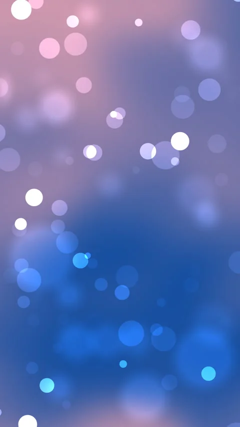 Abstract Bokeh Light Particles Floating Against Gradient Background Stock-Footage 335919594