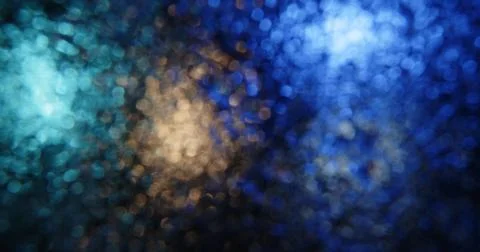 Abstract Bokeh Light Pattern with Warm Colors Illustration