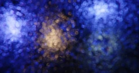 Abstract Bokeh Light Pattern with Warm Colors Illustration