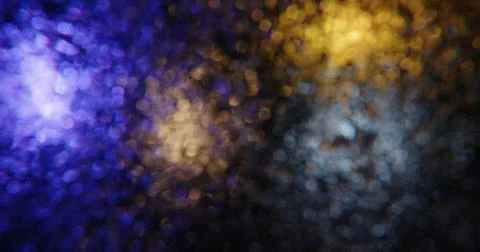 Abstract Bokeh Light Pattern with Warm Colors Illustration