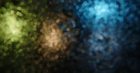 Abstract Bokeh Light Pattern with Warm Colors Stock Illustration