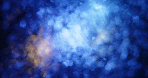 Abstract Bokeh Light Pattern with Warm Colors Illustration