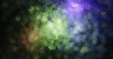 Abstract Bokeh Light Pattern with Warm Colors Illustration