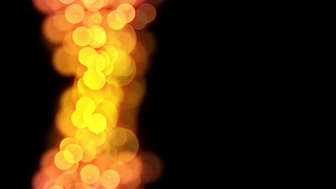 Abstract bokeh light sparkles pattern yellow and pink gradient color Stock Footage 92510359