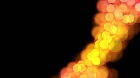 Abstract bokeh light sparkles pattern yellow and pink gradient color Stock Footage 92510365