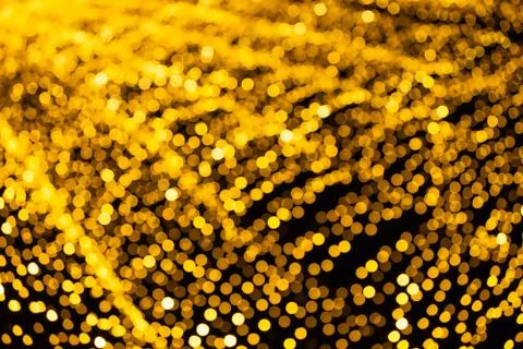 Abstract bokeh from Lighting decor for background. Stock Photos