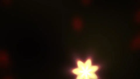 Abstract Bokeh Lights and Lens Flares in Dark Background. Stock Footage 334417550