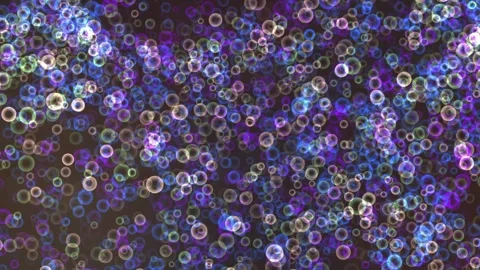Abstract Bokeh Lights Background with Colorful Circles and Glows on Dark Surface Stock Footage 337227210