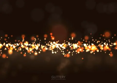 Abstract bokeh lights background design Stock Illustration