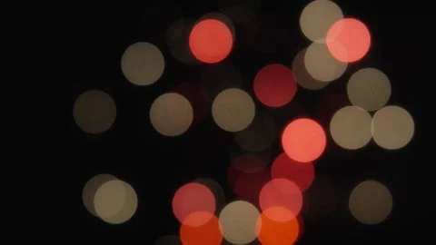 Abstract bokeh lights background of exploding colorful fireworks in the sky Stock Footage 319819070