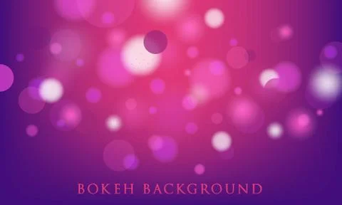 Abstract bokeh lights background Stock Illustration