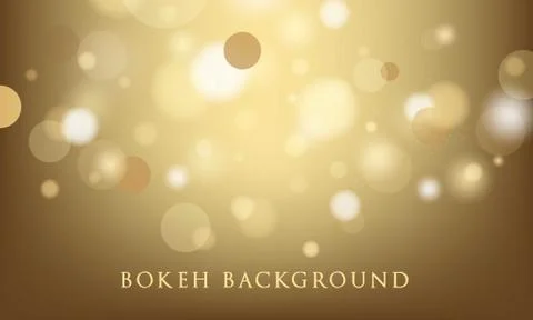 Abstract bokeh lights background Stock Illustration