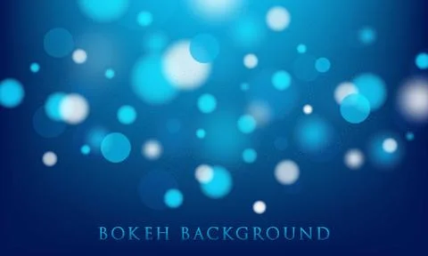 Abstract bokeh lights background Stock Illustration