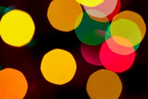 Abstract bokeh lights background Stock Photos