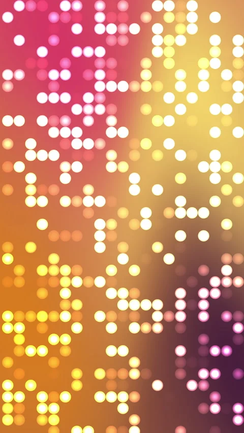 Abstract Bokeh Lights Background with Pink Yellow Gradient and Glowing Dots Stock Footage 339710429