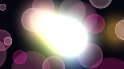 Abstract Bokeh Lights Background with Soft Glowing Circles Stock Footage 331767666