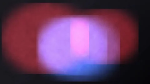 Abstract bokeh lights blending with red and blue hues during a soft focus c.. Video stock 341375402