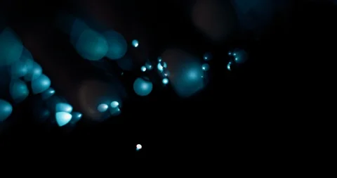 Abstract bokeh lights changing colors, and a hand touching it, close up b-roll Stock Footage 119646669