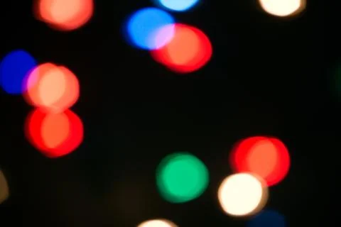 Abstract bokeh lights, defocused background, overlay Stock Photos