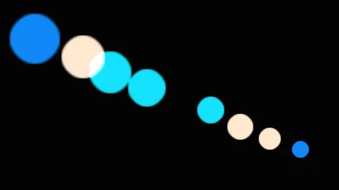 Abstract bokeh lights drifting gently during a dreamy nighttime celebration.. Stock Footage 340942379