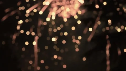 Abstract bokeh lights dynamic motion celebration background. Vídeo Stock 340461691