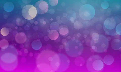 Abstract bokeh lights effect with pink blue background, bokeh texture, bokeh Stock Illustration