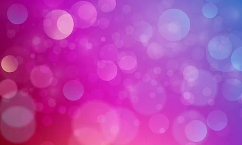 Abstract bokeh lights effect with pink blue background, bokeh texture, bokeh Illustrazione stock
