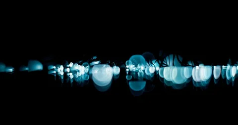 Abstract bokeh lights falling and spreading, close up b-roll shot for background Stock Footage 119654788