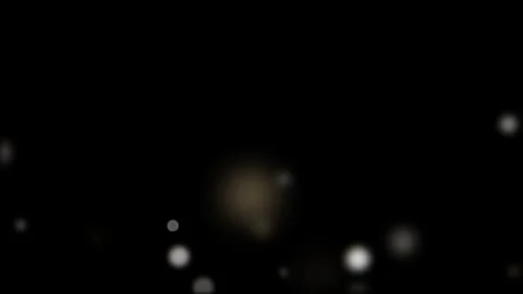 Abstract Bokeh Lights Floating and Twinkling on a Dark Background Stock Footage 337228544
