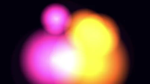 Abstract bokeh lights gently pulsing and shifting with warm orange and mage.. Stock Footage 339947618