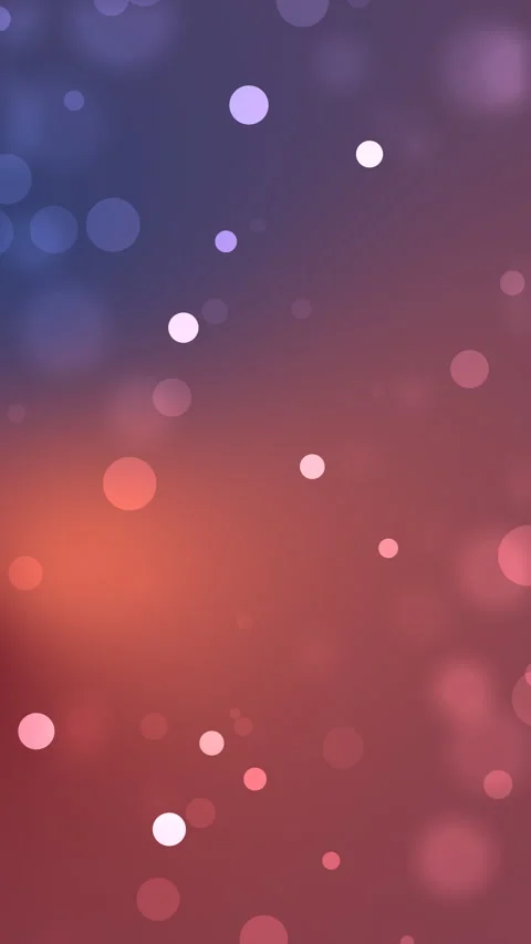 Abstract Bokeh Lights Glowing and Drifting in Soft Pink Blue Gradient Backg.. 動画素材 334849415