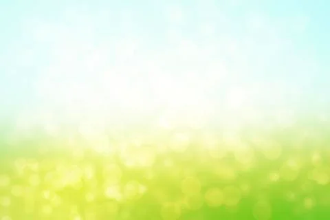 Abstract bokeh lights green background Stock Illustration